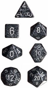 SPECKLED NINJA 7-DICE SET