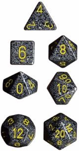 SPECKLED URBAN CAMO 7- DICE SET