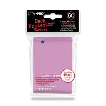 PINK DECK PROTECTOR SLEEVES 60CT