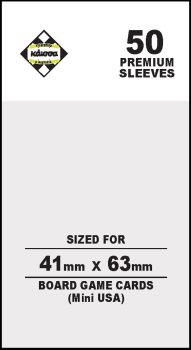 80Μ SLEEVES 41Χ63 (ΜΙΝΙ USA)