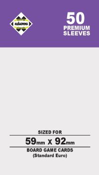 80Μ SLEEVES 59X92 (STANDARD EURO)
