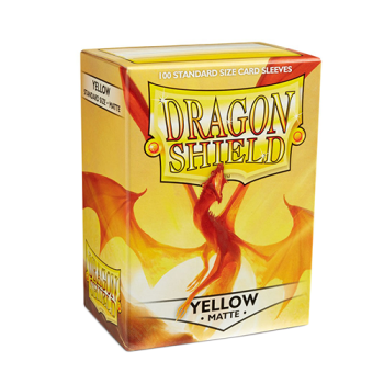 Dragon Shield Matte Yellow 100-Ct