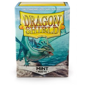 DRAGON SHIELD MINT STANDARD SIZE MATTE SLEEVES 100CT