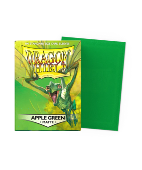 Dragon Shield Apple Green Matte Standard Size Sleeves 100ct