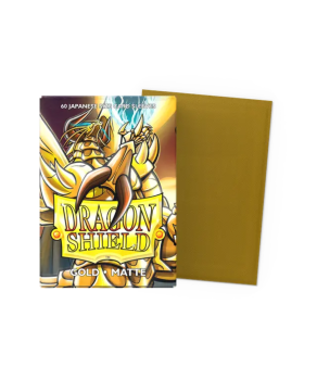 Dragon Shield Gold Matte Japanese Size Sleeves 60ct