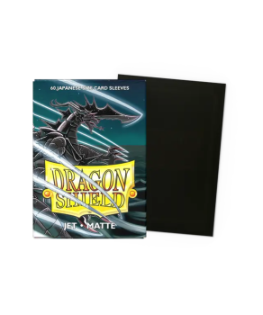 Dragon Shield Jet Matte Japanese Size Sleeves 60ct