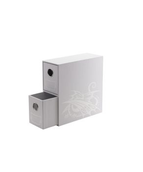 Dragon Shield Fortress 2-Card Drawers Vertical White