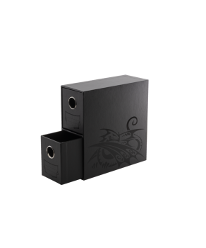 Dragon Shield Fortress 2-Card Drawers Vertical Black