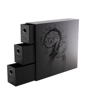Dragon Shield Fortress 3-Card Drawers Vertical Black