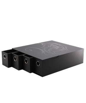 Dragon Shield Fortress 4-Card Drawers Horizontal Black