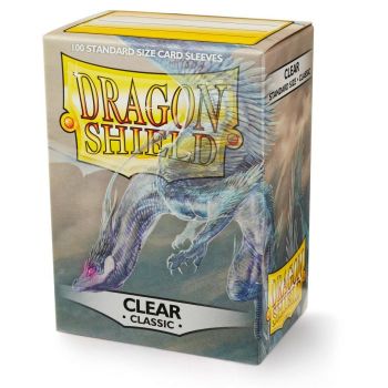 DRAGON SHIELD CLEAR STANDARD SIZE SLEEVES 100CT