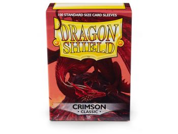 Dragon Shield Crimson Standard Size Sleeves 100-ct