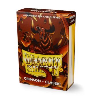 DRAGON SHIELD CRIMSON JAPANESE SIZE SLEEVES 60CT