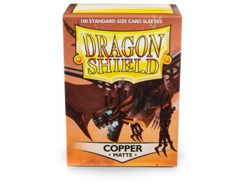 DRAGON SHIELD COPPER STANDARD SIZE MATTE SLEEVES 100CT