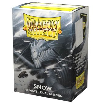 Dragon Shield Snow Standard Size Matte Dual Sleeves 100ct