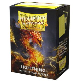 Dragon Shield Lightning Standard Size Matte Dual Sleeves 100ct