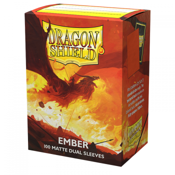 Dragon Shield Ember Matte Dual Standard Size Sleeves 100ct