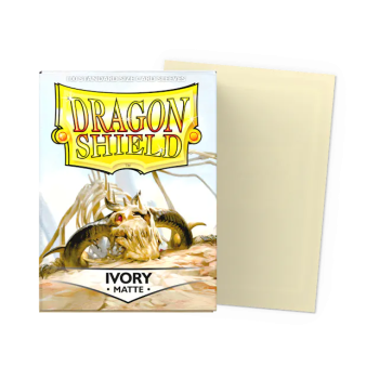 DRAGON SHIELD IVORY STANDARD SIZE MATTE SLEEVES 100CT