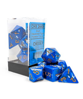Brush Wavebreak Polyhedral 7-Die Set