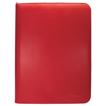 Vivid 9-Pkt Red Zippered PRO-Binder