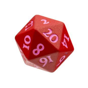 VIVID Heavy Metal D20 Dice Red