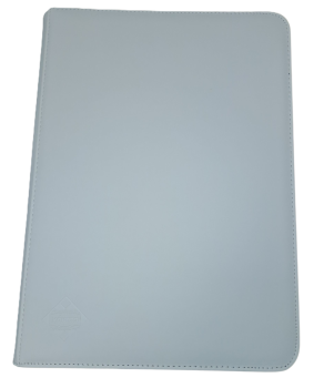 9-Pkt Premium Zippered Binder White