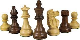 Lardy French Knight 3.75" Sheesham Chess Pieces