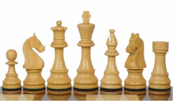 Polgar Staunton 3.75" Sheesham Chess Pieces