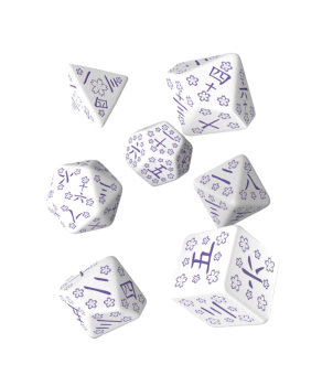 Japanese Dice Set: Blue Star Lotus