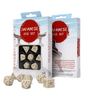 Japanese Dice Set: Last Words Stone