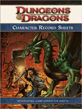 Dd4: 4Th Ed. Character Record Sheets