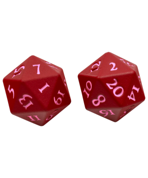 VIVID Heavy Metal D20 Dice Red