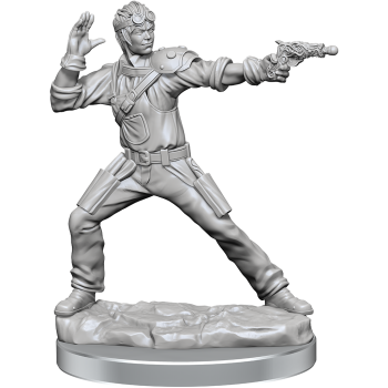 D&D Nolzur's Mini: Human Artificer & Human Apprentice