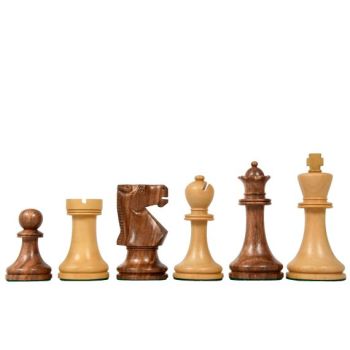 Old Vintage 3.75" Rosewood Chess Pieces